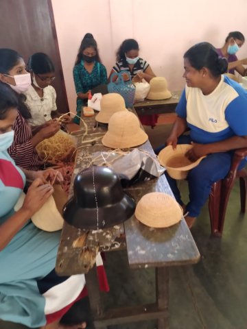 Second inspection by Australian representatives of the founders' hat production program related to the export production village program